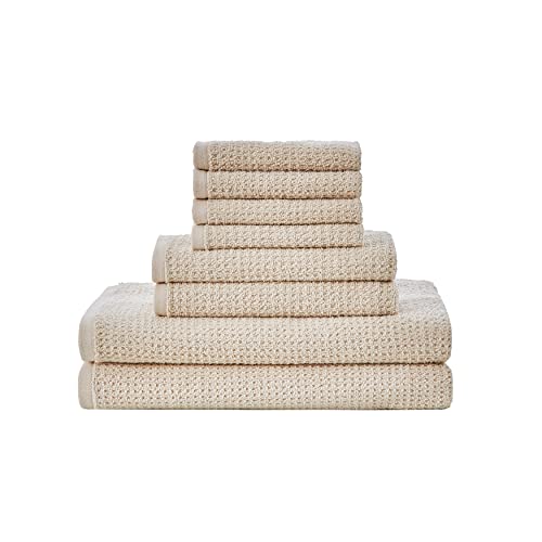 Image of Nautica - Cotton Hand, Fingertip & Bath Towel Set, 6 Pack Towels