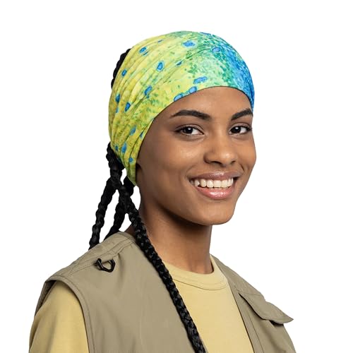 Image of Buff CoolNet UV Neck Gaiter, UPF 50 Sun Protection, Breathable, Versatile, Quick Dry Face Mask, Solid Colors, Adult Size