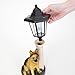Bits and Pieces - Solar Dog Lantern-Solar Powered Garden Lantern - Resin Dog Sculpture with LED Light (Shepherd) - 13.5