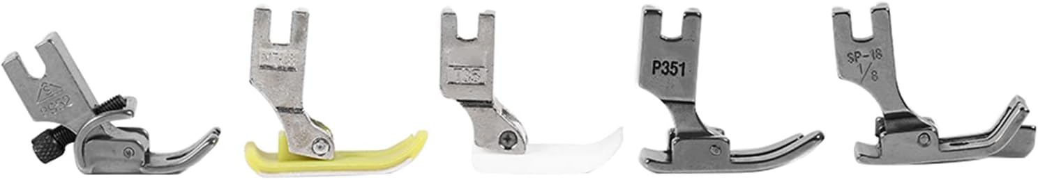 17 Types Industrial Machine Foot Industrial Sewing Machine Feet Sewing Machine Presser Foot for Replacement Parts, Easy to Use for Most Machines, Coming with a Case