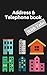 Produktbild address & telephone book with tabs: Handy Book (5"x8") Store Hundreds of Telephone and Addresses with A-Z Tabs (address and telephone book, Band 1)
