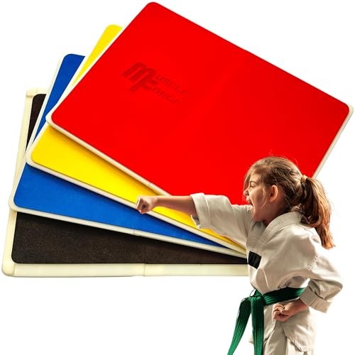 MuscleForge® Brechbrett für Kampfsport, Set von 4pcs, Bruchtestbretter Taekwondo Karate MMA, Schlagbrett, Schaumstoff bedeckt Boxbrett für Erwachsene & Kinder, Taekwondo Breaking Boards MuscleForge® Brechbrett für Kampfsport, Set von 4pcs, Bruchtestbretter Taekwondo Karate MMA, Schlagbrett, Schaumstoff bedeckt Boxbrett für Erwachsene & Kinder, Taekwondo Breaking Boards