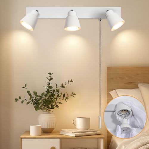 Kristall Wandleuchte Mit LED-Kerzenlampe – Moderne Pendelleuchte Mit Zugschalter, Silber