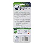 Brilliant Oral Care Baby’s First Toothbrush, Smooth Silicone Bristles Gently Clean Tender Teeth and Gums, for Ages 4+ Months, Clear, 2 Pack - Image 3
