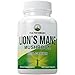 Organic Lions Mane Mushroom Capsules (USA Grown) by Peak Performance. Organic Lion's Mane Nootropic Supplement for Memory, Focus, Brain Health, Immune Support. Lion Mane Mushrooms Extract 60 Pills