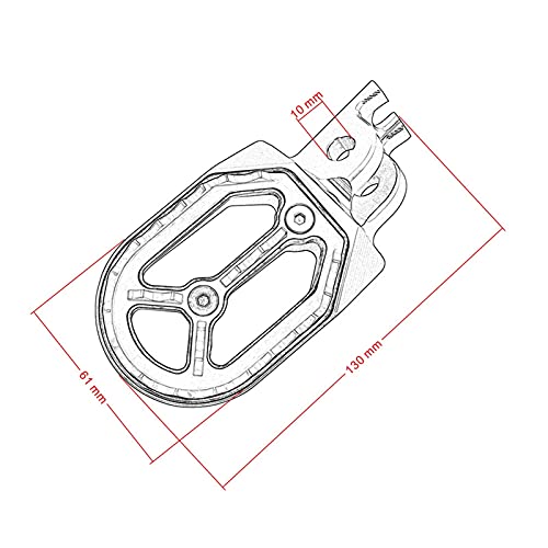 Repose-Pieds KLX450 à large plateforme pour un grip maximal en enduro - 3