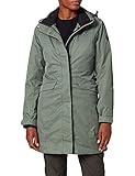 Wasserdichter Freizeitmantel CMP Damen PFC Frei Wattierter Mantel Jacke, grün (Kaky Melange), 44 (Herstellergröße:XL)