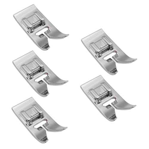 Set 5 Piezas Pie Prensatelas Metal para Máquina de Coser