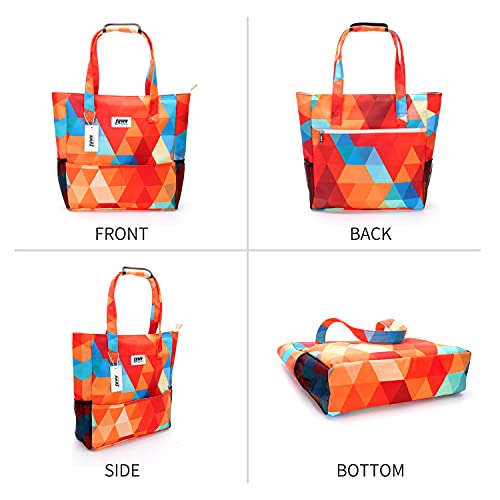SHWN Original flower waterproof big bag shoulder bag, suitable for gym beach travel daily bag upgrade version - Image 4