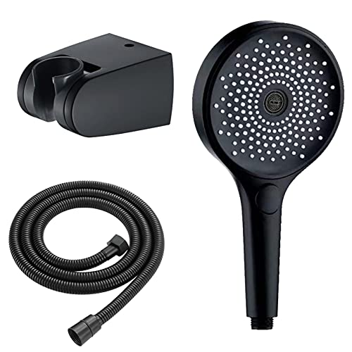 3 modes de pulvérisation pour douche ronde économique noire