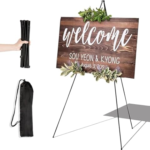 Marblissful Adjustable Portable Display Easel Stand Cover