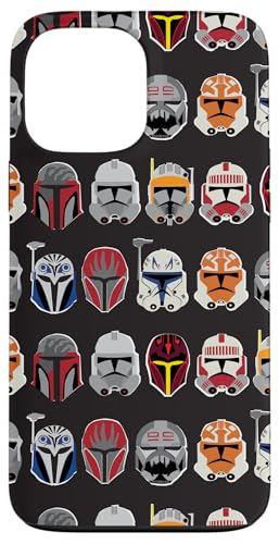 Coque iPhone 13 Pro Max Star Wars antichoc étui rigide Clone Wars Trooper Helmet