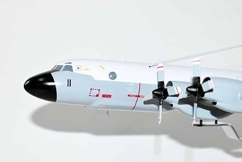 Miniatura 2 de VP-24 Batmen 1969 Modelo P-3B, modelo a escala de caoba