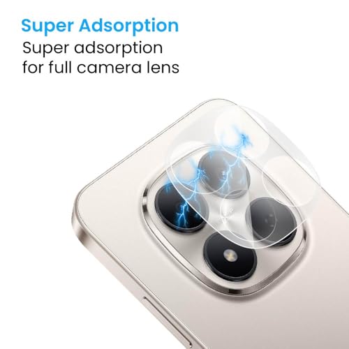 Image of FIRST MART Camera Lens Protector for Redmi Note 15 Pro | 9H Tempered Glass, HD Clear, Scratch Resistant, Anti-Fingerprint, Case-Friendly | Crystal Clear, Pack of 1