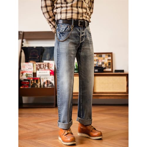 Red Tornado Ice Blue Light Wash Jeans 14.5oz Selvage Denim Pants3