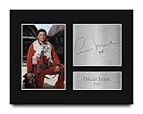 HWC Trading Oscar Isaac Gifts Signed Printed Autograph Star Wars Poe Print Photo Picture Display - US Letter Size