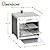 BIG HORN OUTDOORS Portable Infrared Broiler Propane Gas Grill, 1500 Degree Stainless Steel Tabletop Quick Cooking Steak Grill for Meat, Seafood, Veggies