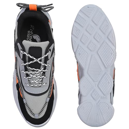 Image of ising Wolf Men's Sports Shoe | Mesh Upper | Rubber Sole | Stylish & Comfortable Everyday