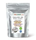 Tribulus Terrestris - 270 Tabletten je 750mg - HOCHDOSIERT EXTRASTARK mit 96% Saponinen - PREMIUMQUALITÄT OHNE MAGNESIUMSTEARAT von VITASCOUT®