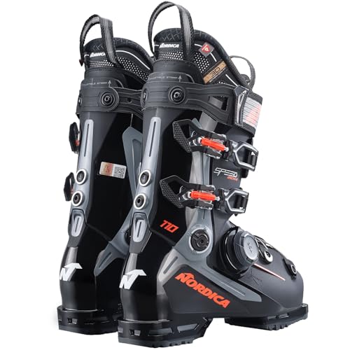Nordica Men's Speedmachine 3 BOA 110 Ski Boots - High-Performance Durable Lightweight All-Mountain Ski Boots with BOA Fit System & Gripwalk Soles Ski Boots, 25.5