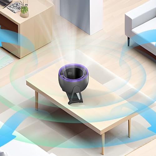Circulateur d'air portable 100 vitesses avec affichage digital pour maison et camping