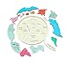 Piegricdiat Montessori Wooden World Map Puzzle Kids 4-8,Interactive Continents and Oceans Puzzle Kids 3-5,Wooden Jigsaw,Geography Toys,Continents & 5 Oceans of The Earth (round)