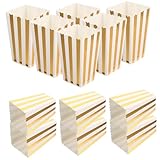 ELAYARD 24個ポップコーンボックス スナック袋 フライドポテト用 使い捨て 映画鑑賞 パーティー用品 紙製