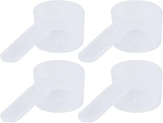 2 Piece PP Measuring Spoon Set with Graduation, 10g/20ml Clear Measuring Spoons for Powder and Liquid
