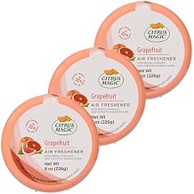 Citrus Magic Odor Absorbing Solid Air Freshener, Grapefruit, 8-Ounce, Pack of 3