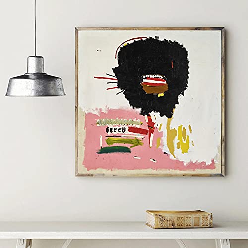Affiche toile abstraite graffiti deco salon peinture vintage 50x50cm