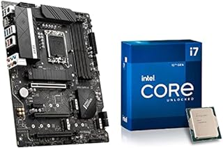 Micro Center Intel Core i7-12700K Desktop Processor 12 (8P+4E) Cores up to 5.0 GHz Unlocked LGA1700 600 Series with MSI PRO Z690-A ProSeries DDR5 Gaming Motherboard