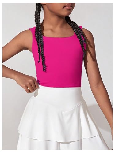 Image of WDIRARA Girl's Twist Back Sports Bras Backless Tank Top Workout Sports Shirts for Gym
