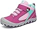Scarpe da Escursionismo Ragazze Sneaker Sportive Trekking Scarpette Bambino Traspiranti Antiscivolo Leggero All'Aperto Scarpe da Arrampicata Viola 26