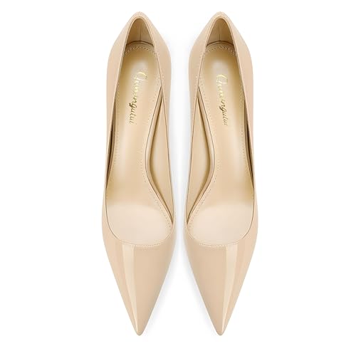 Image of Women's Pointed Toe Stiletto High Heel Pumps 3.15IN Slip-On Party Wedding Evening Shoes