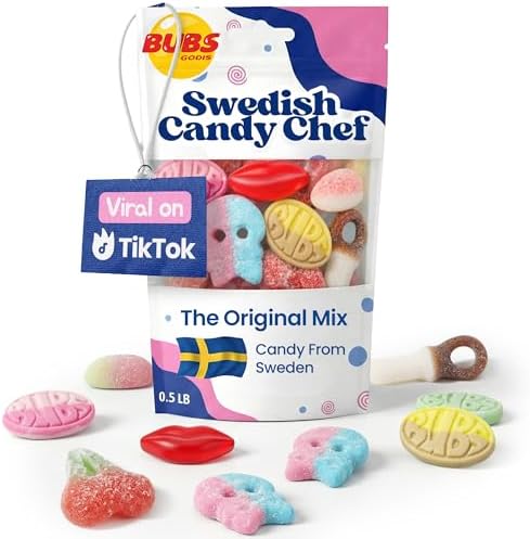 Swedish Candy Variety Pack, Bubs, Sweet & Sour Gummies, Skulls & More 1/2LB