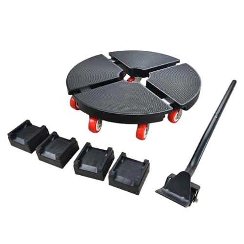 Rodillos de ruedas | Carro plano de tamaño pequeño portátil antideslizante ajustable, elevador de muebles, herramienta de desplazamiento, para macetas, hogar, patio, armario y refrigerador