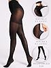 HOTBOSS Unbelievable Durability Tights, Rip Resistant Pantyhose, Control Top 40D Semi Sheer Tights for Women, Medias Mujer, Black-L #4