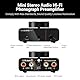 TP10 Phono-Vorverstärker für Plattenspieler, Mini-Amp, Stereo, Audio, Hi-Fi-Phonograph-Vorverstärker mit Cinch-Eingang, Cinch-Eingang, 3,5-mm-Ausgang und geräuscharmem Betrieb, angetrieben durch DC 12