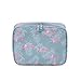 FORRICA Trousse de Toilette Voyage Pliable Sac de Toilette Cosmétiques Femmes et Filles Trousse de Maquillage pour Gym Business et Vacance Cactus