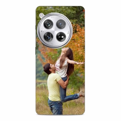 Image of Polycarbonate Customised Mobile Back Case for Oneplus 12 5G (Own Photo with Frame, Name, Text, Font, Color), 3D Printed Hard Mobile Back Cover for Oneplus 12 5G, Multicolour