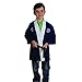 Constructive Playthings Japanese Boy Kids Costume, Cultural Dress-Up Play, Fits Most Children Ages 3-6