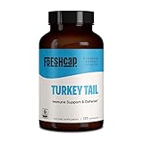 FreshCap, Turkey Tail Mushroom Capsules, Powerful Immune Support (35% Beta-glucan), 120 Count (2...