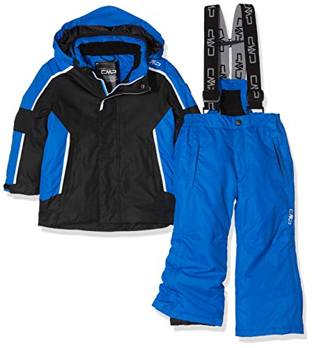 CMP Feel Warm Flat 3.000 Set Giacca E Pantaloni Imbottiti, Bambino, Nero, 98