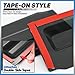 M-AUTO Window Visor Shade Compatible with 01-05 Toyota RAV-4, Tape-On Rain Guards Shields, 4 PCs