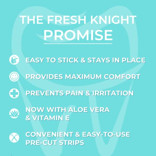 Image of Braces Wax. Dental Wax for Braces & Aligners - Premium Orthodontic Strips Food Grade (Aloe Green)