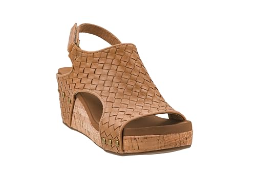 Image of Corkys Footwear Womens Carley Wedges, Featuring Corkys EVA Foam Cushioned Insoles, A 2.5 Inch Heel, Lightweight For All Day Wear, And Hook And Loop Closure