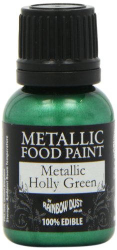 Rainbow Dust Metallic Paint Holly Green