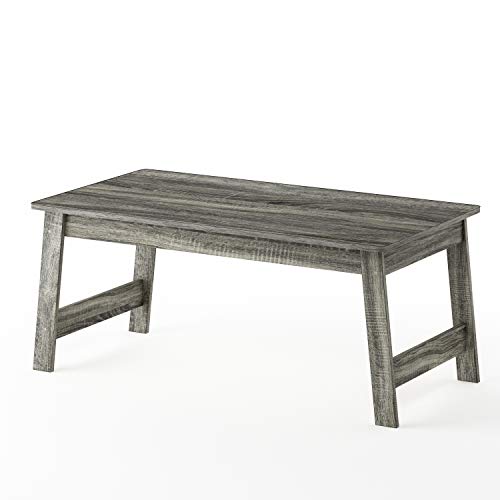 Image of Furinno Beginning Coffee Table, French Oak Grey , 19.45D x 35.59W x 15.63H in