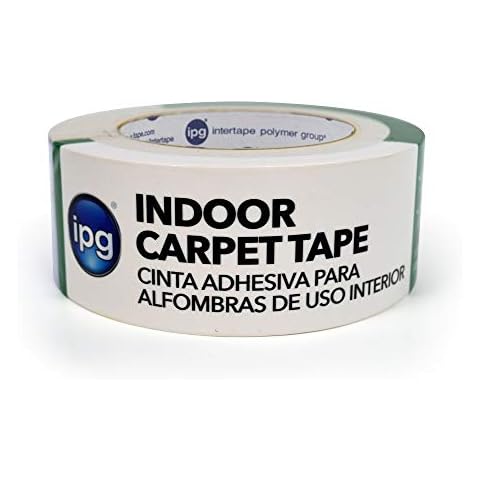 IPG 9970 Double-Sided Indoor Carpet Tape, 1.88" x 36 yd, White Cover