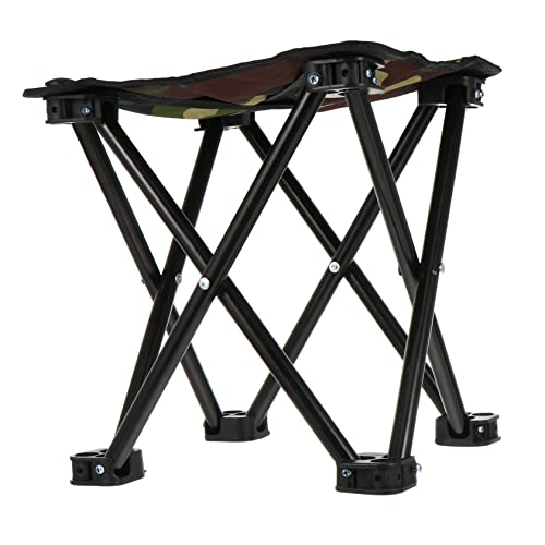 Sosoport 1pc Portable Camping Chair Foldable Fishing Stool Lightweight Compact Design for Easy Carrying for Outdoor Activities Family